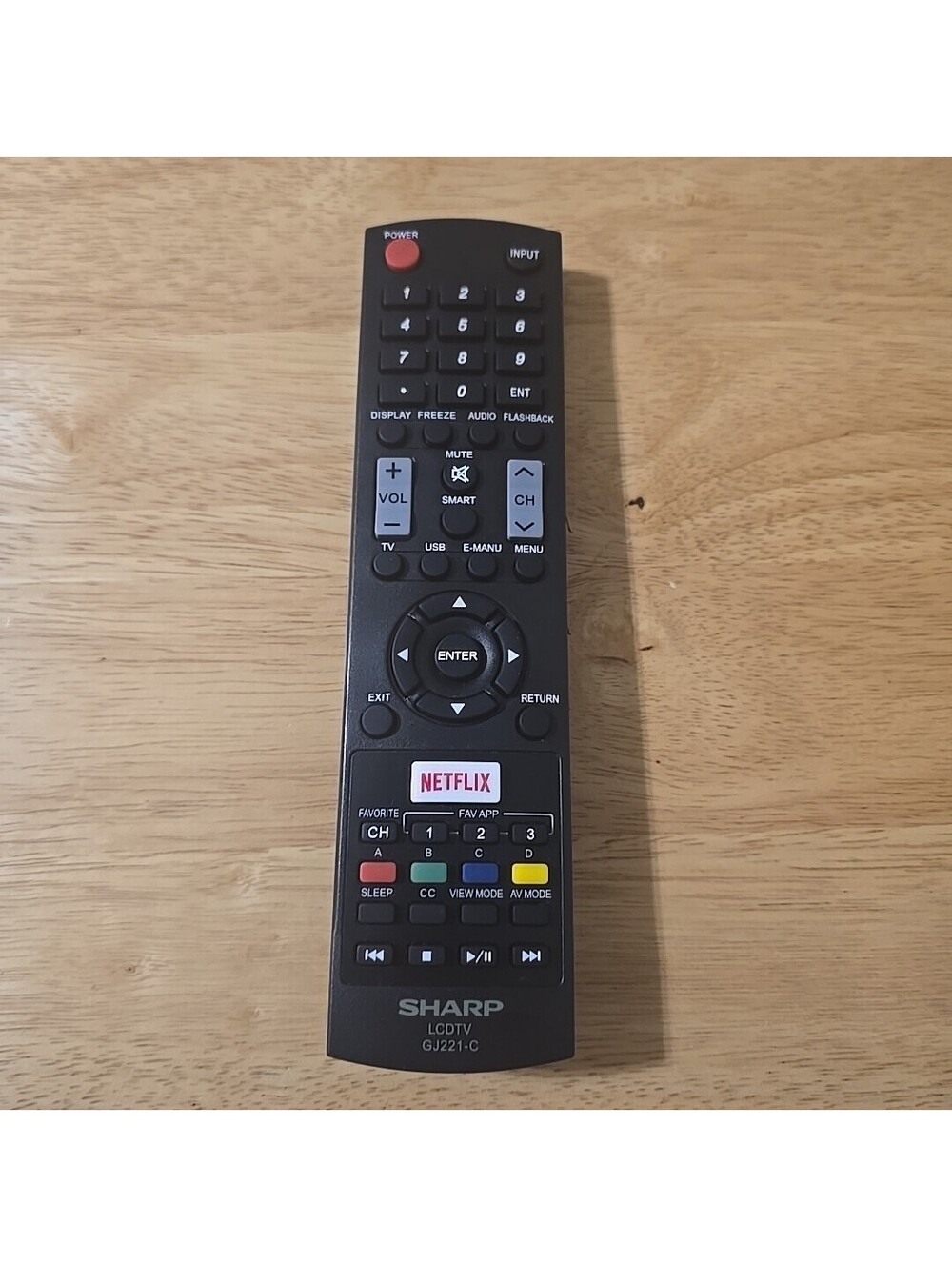 Sharp Electronics remote controller GJ-221-C